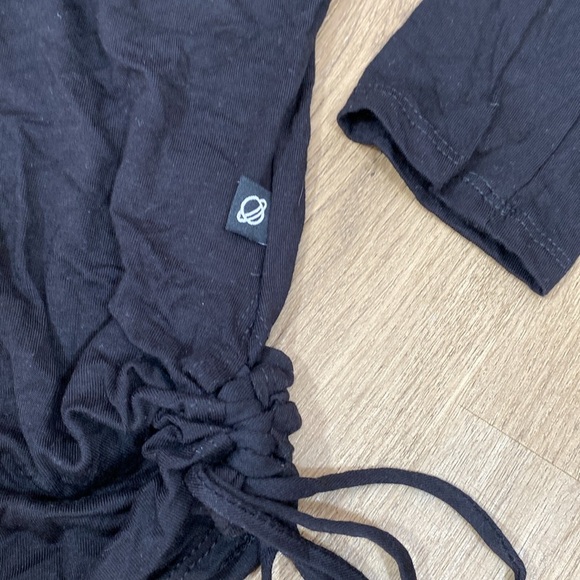 2 Terez girls Black and Gray Long Sleeve Tops size medium - Picture 6 of 6